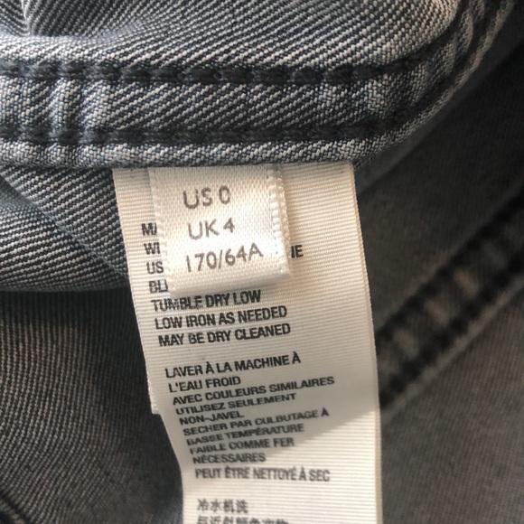 Free People Mini Jean Stretch skirt NWT - Picture 7 of 7